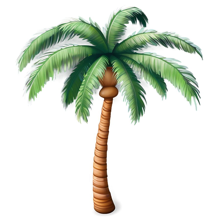 Detailed Palm Tree Emoji Png 19