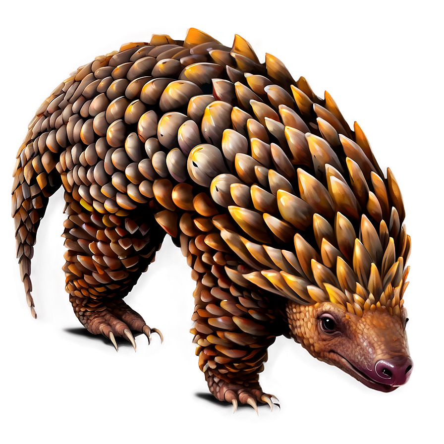 Detailed Pangolin Drawing Png Yxy