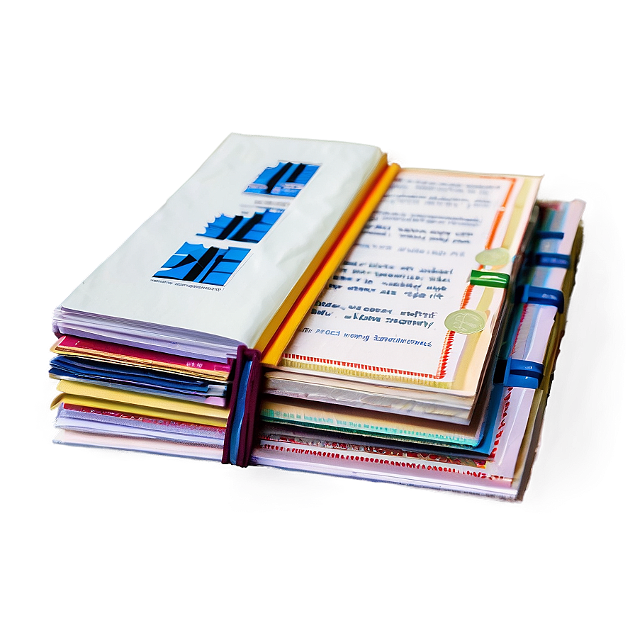 Detailed Paper Stack Png Iqi90