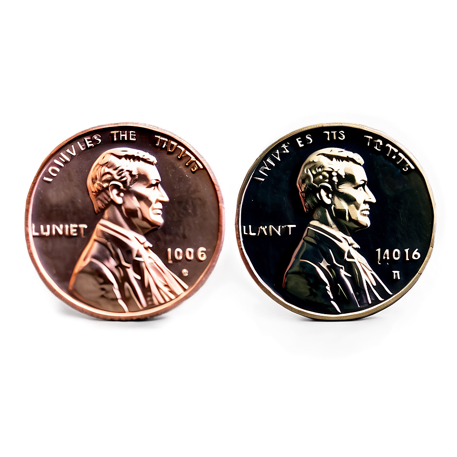 Detailed Pennies Png 32