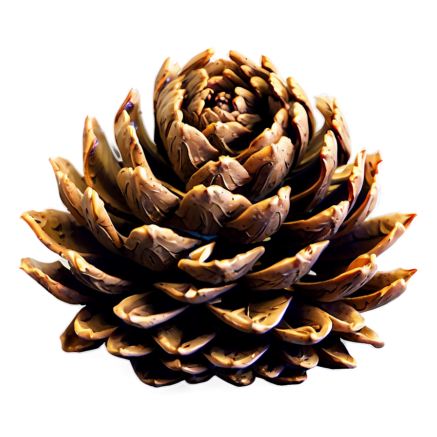 Detailed Pine Cone Png 41