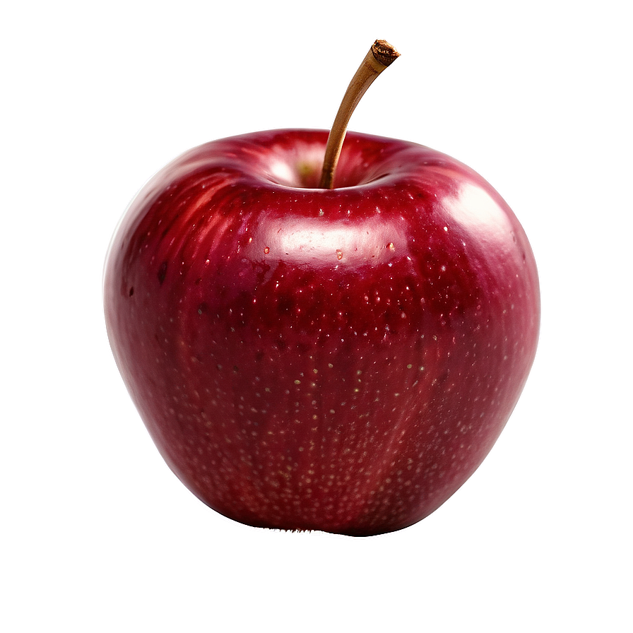 Detailed Red Apple Png 37