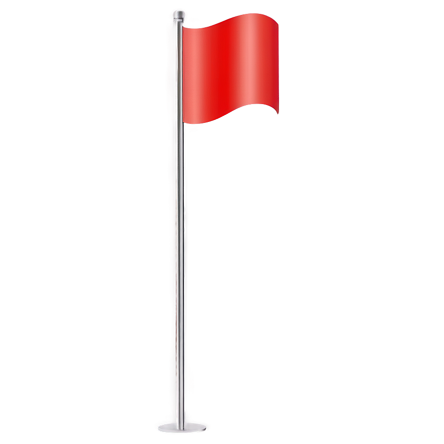 Detailed Red Flag Representation Png Mmk76