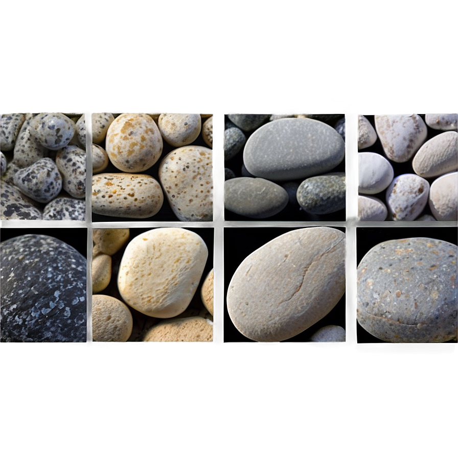 Detailed River Rock Types Png Aty