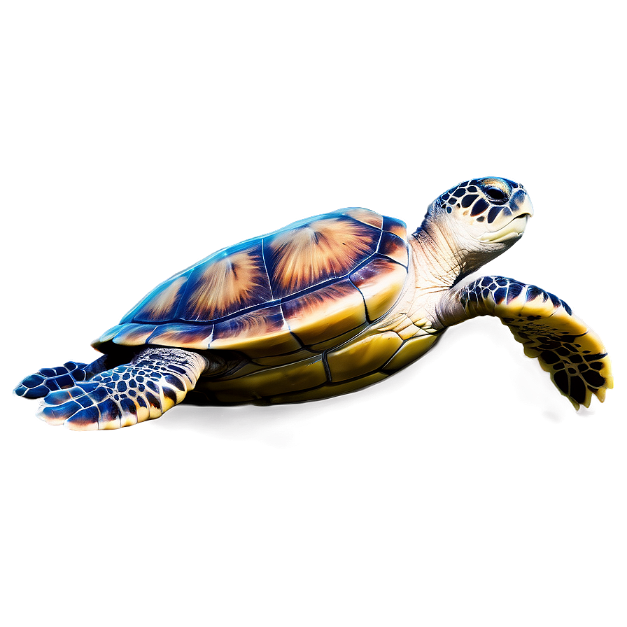 Detailed Sea Turtle Sketch Png Wml8