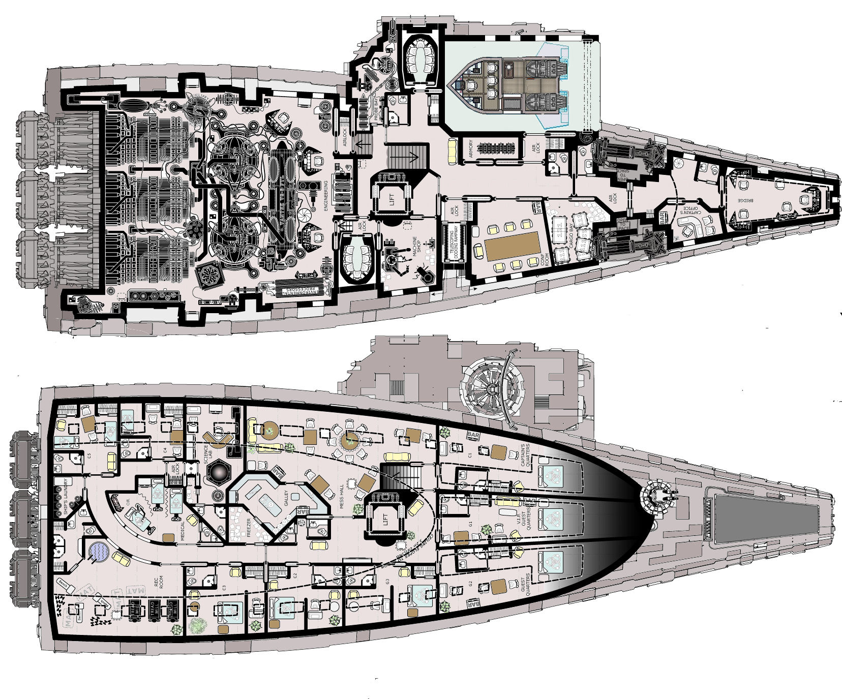 Detailed_ Ship_ Cutaway_ Diagrams