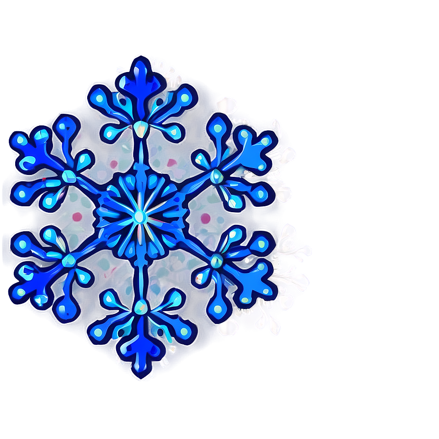 Detailed Snowflake Art Png Xes