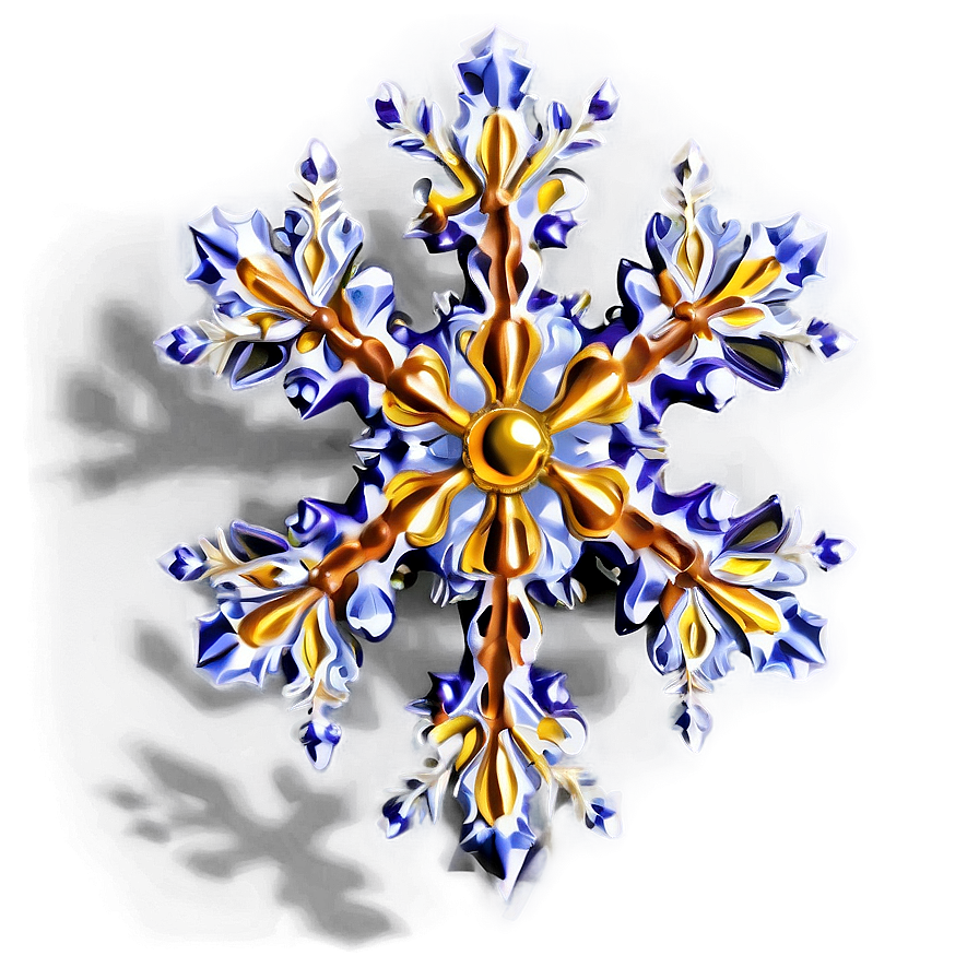 Detailed Snowflake Art Png Xws