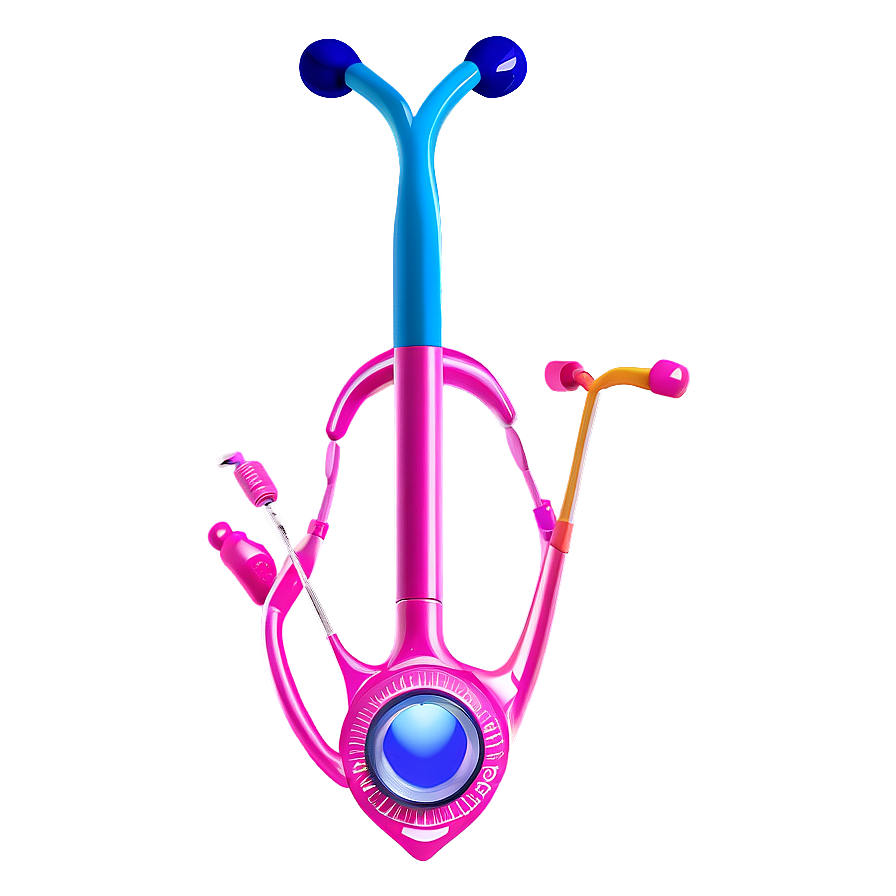 Detailed Stethoscope Heart Png 27