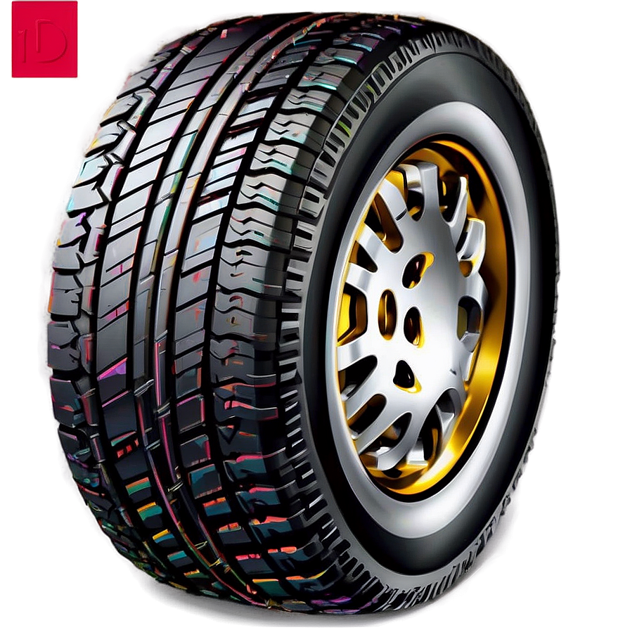 Detailed Tire Tread Illustration Png Jml19