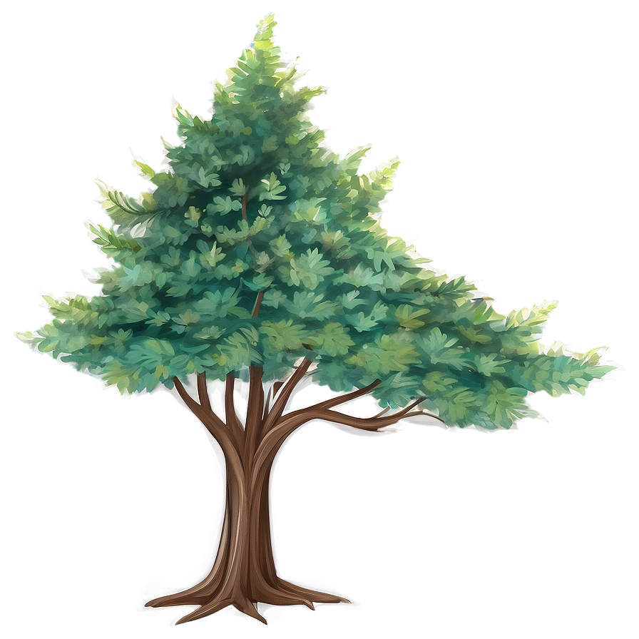 Detailed Tree Sketch Png 06122024