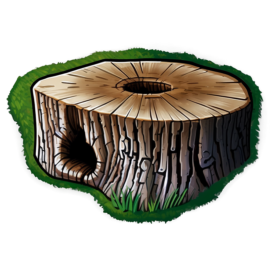 Detailed Tree Stump Png Nfq37