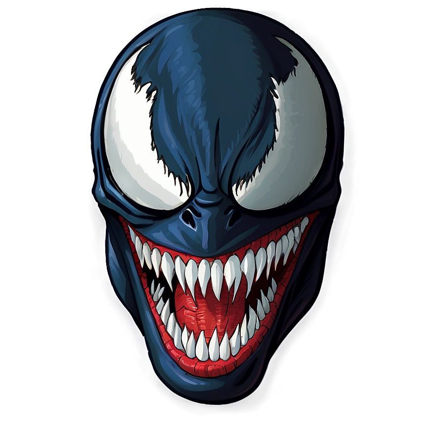 Detailed Venom Sketch Png Yms52