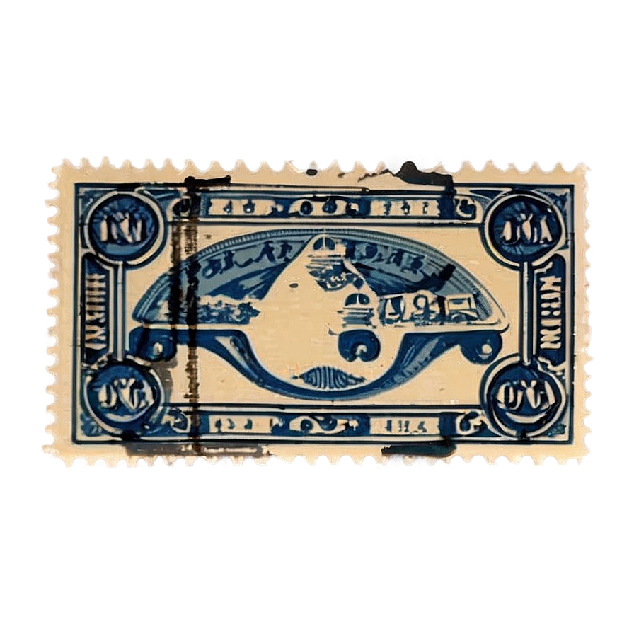 Detailed Vintage Stamp Replica Png Ohf