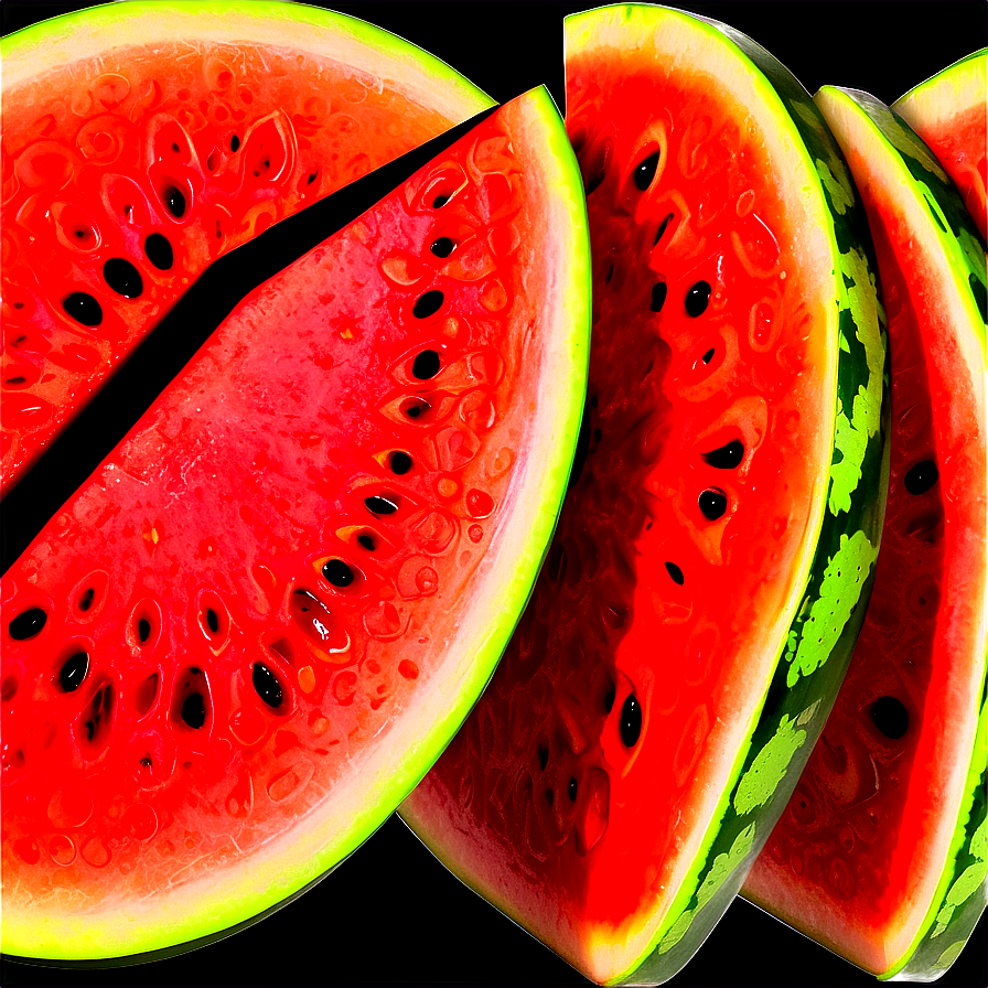 Detailed Watermelon Slice Png 06132024