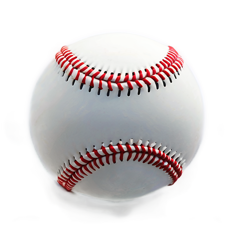 Detailed White Baseball Seams Png 06282024