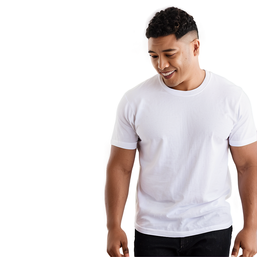 Detailed White Tee Png Nxw