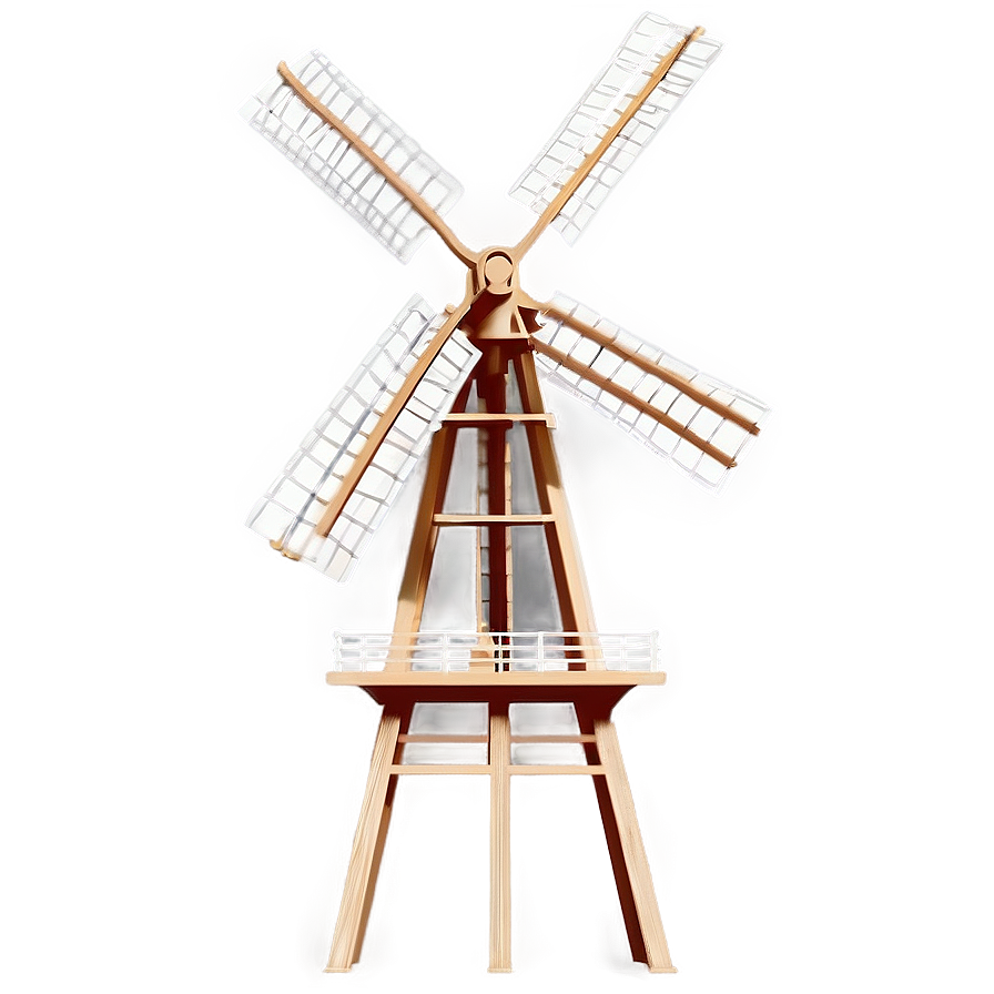 Detailed Windmill Blueprint Png Cvu