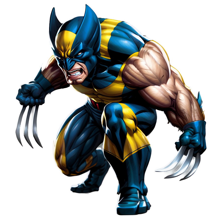 Detailed Wolverine Sketch Png 05212024
