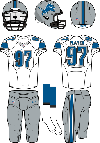 Detroit Lions Uniform Number97