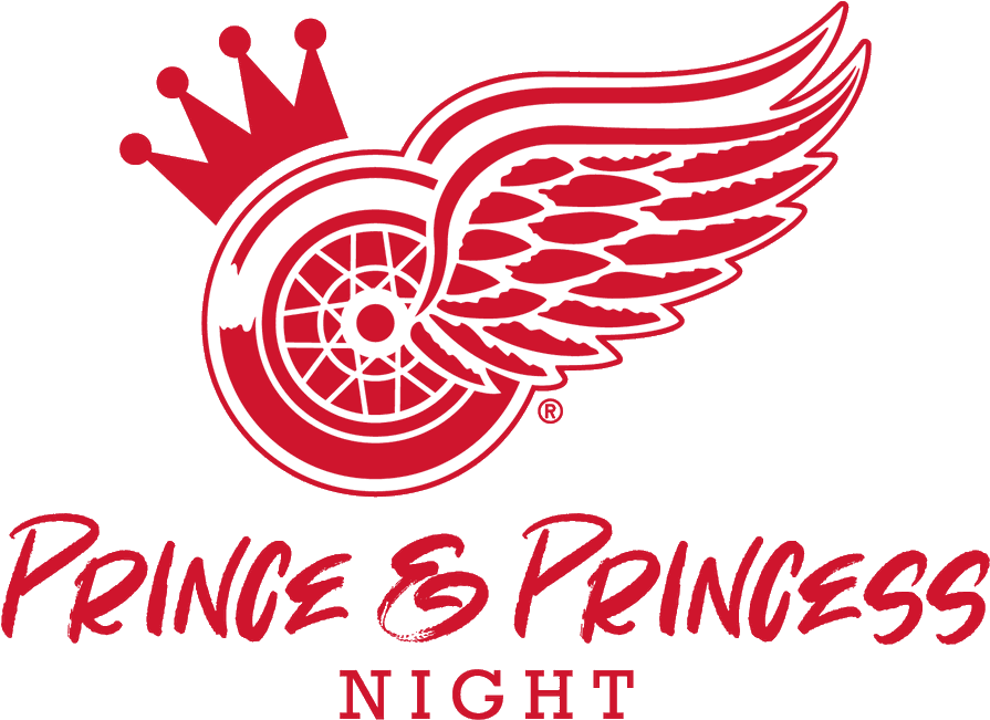 Detroit Red Wings Prince Princess Night Logo