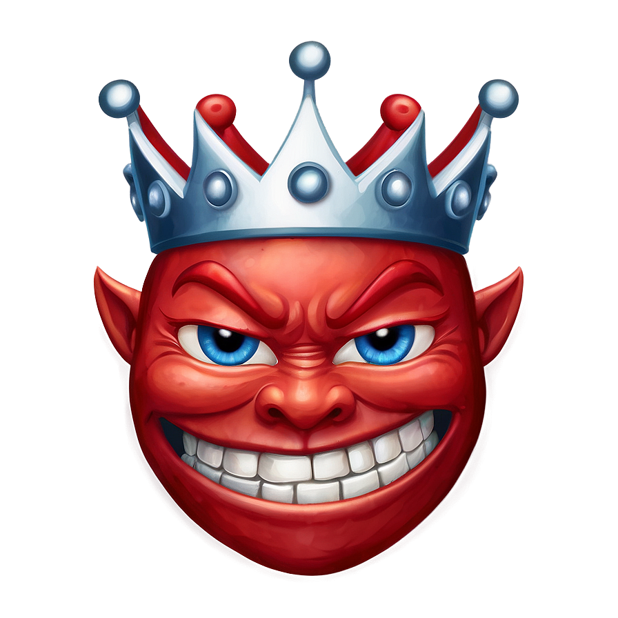 Devil Emoji With Crown Png Vet