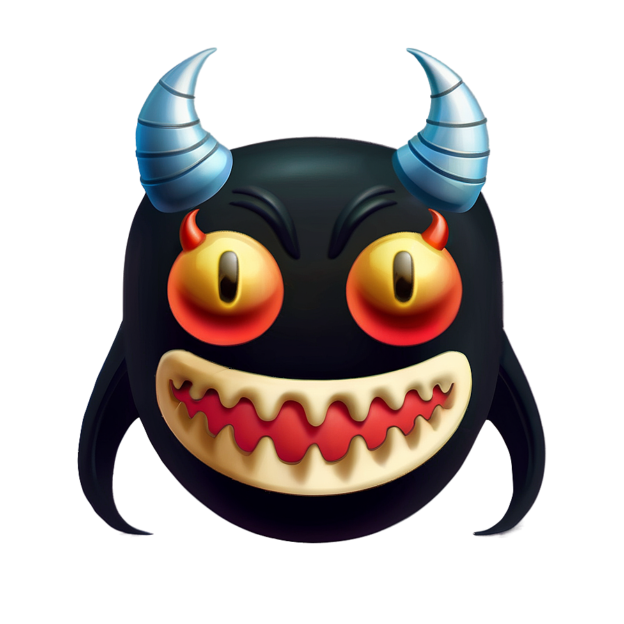 Devil Emoji With Mask Png 16