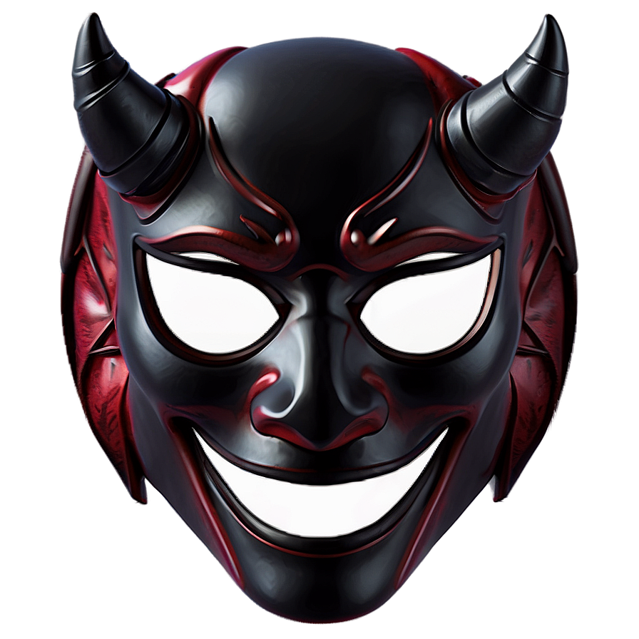Devil Emoji With Mask Png 96