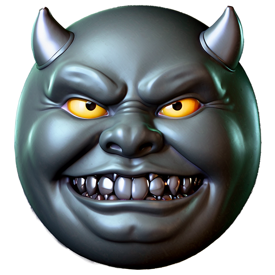 Devil Emoji With Money Eyes Png 05252024