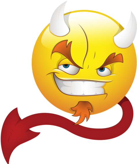Devilish Emoji Grin
