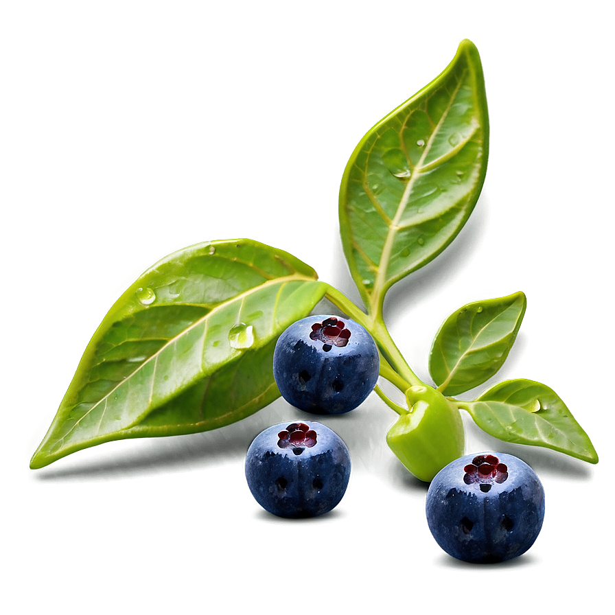 Dewy Blueberries Png Sqx65