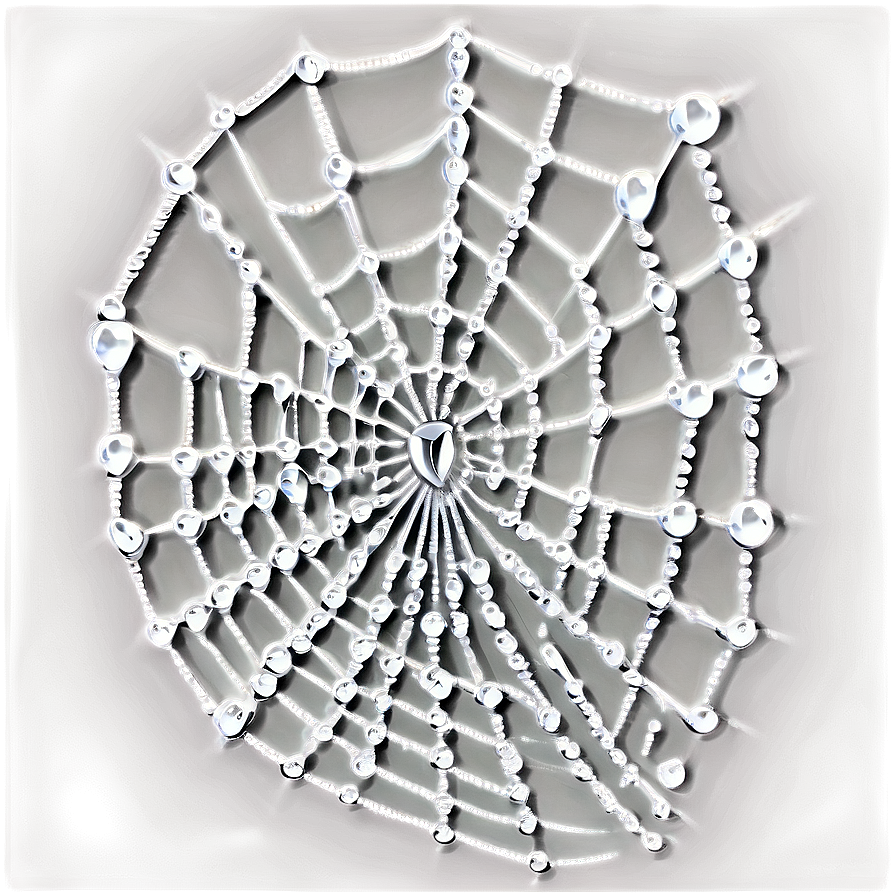 Dewy Spider Web Artwork