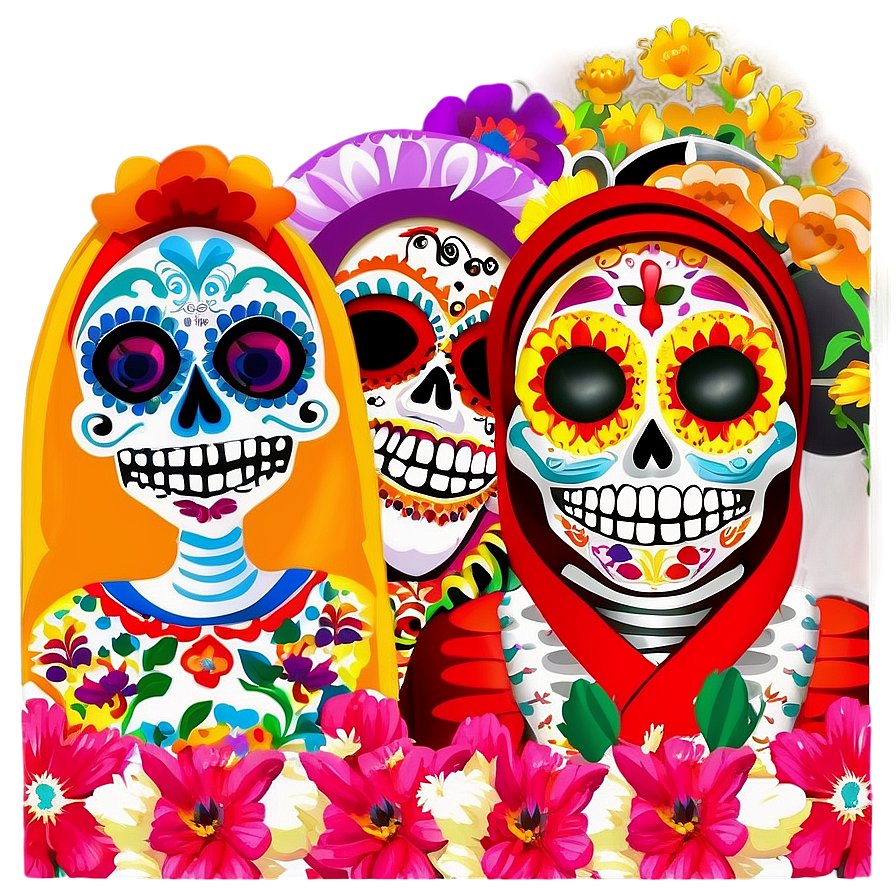 Dia De Los Muertos Commemorative Parades Png 06112024