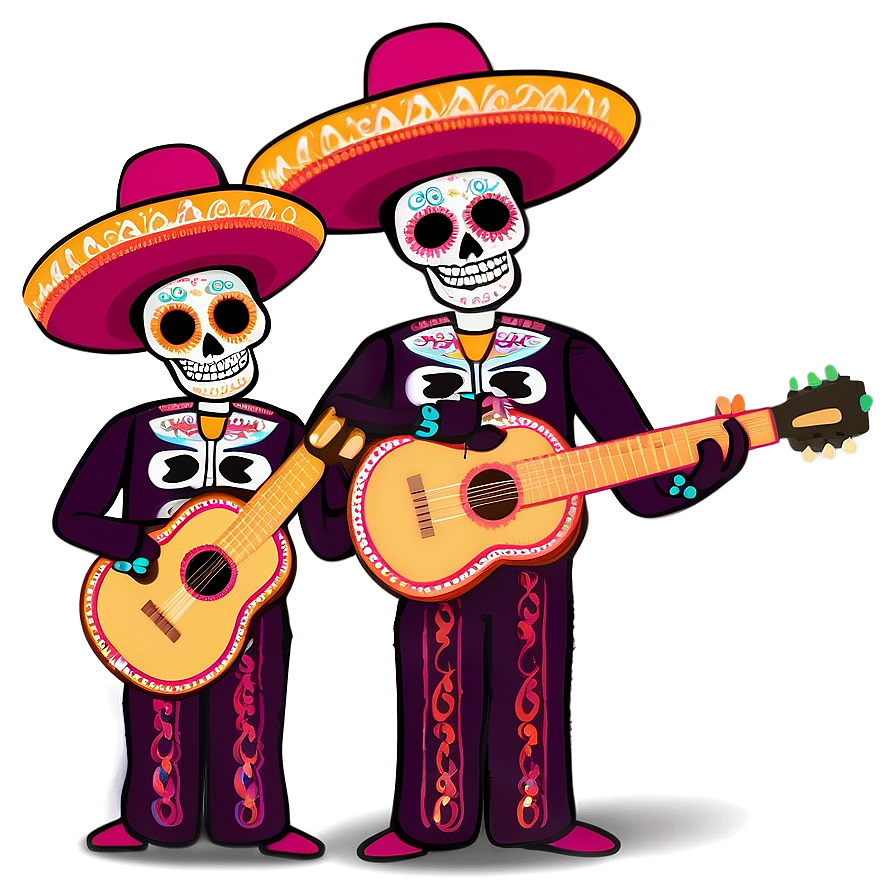 Dia De Los Muertos Mariachi Bands Png Imd11