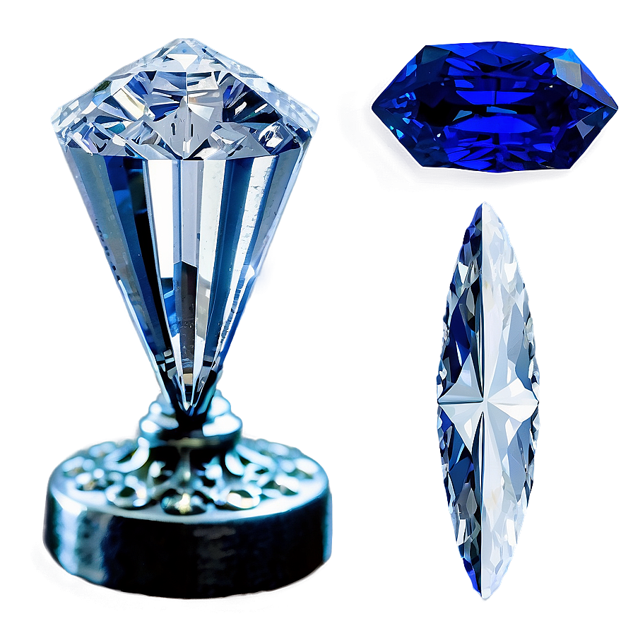 Diamond And Sapphire Combo Png 85