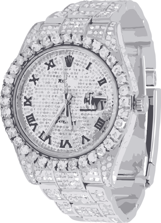 Diamond Encrusted Luxury Watch