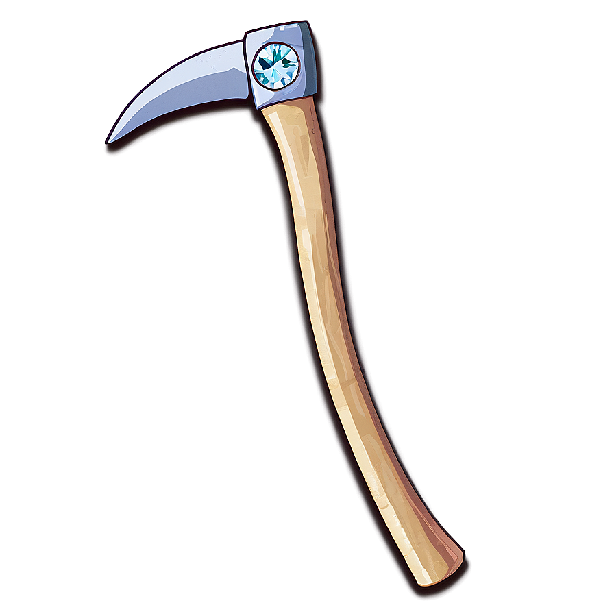 Diamond Pickaxe With Engraving Png Yno