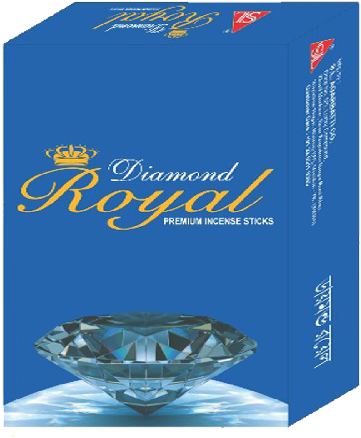 Diamond Royal Premium Incense Sticks Box