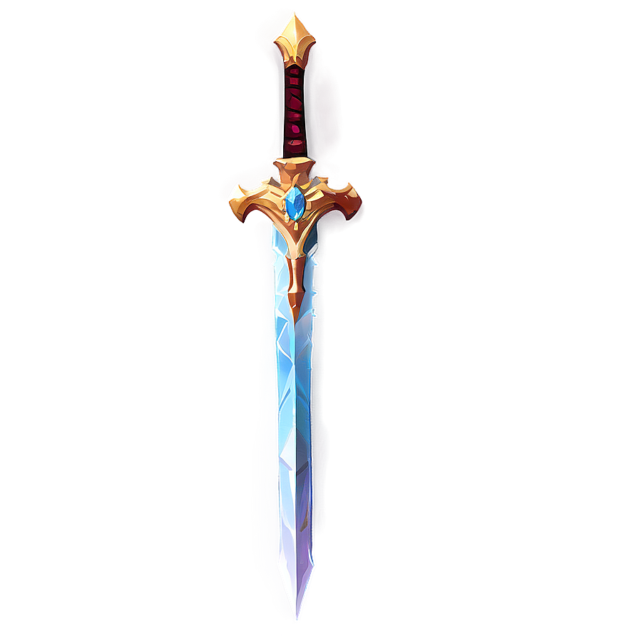 Diamond Sword For Game Design Png 05252024