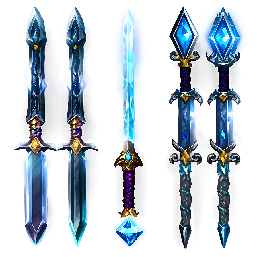 Diamond Sword For Game Design Png Yxl44