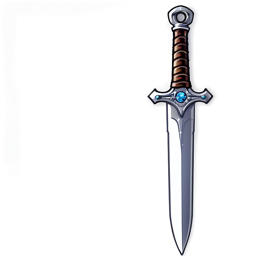 Diamond Sword With Leather Grip Png Rwo96