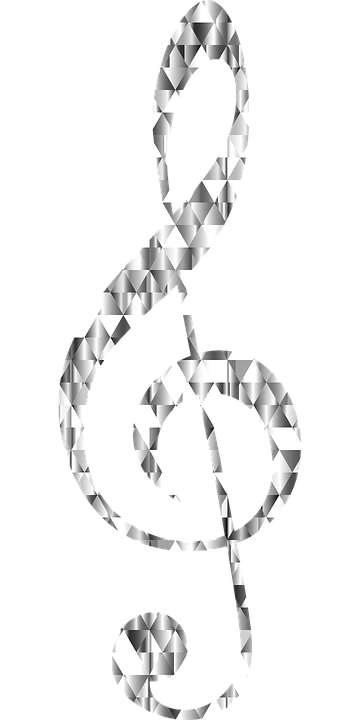 Diamond Treble Clef Symbol