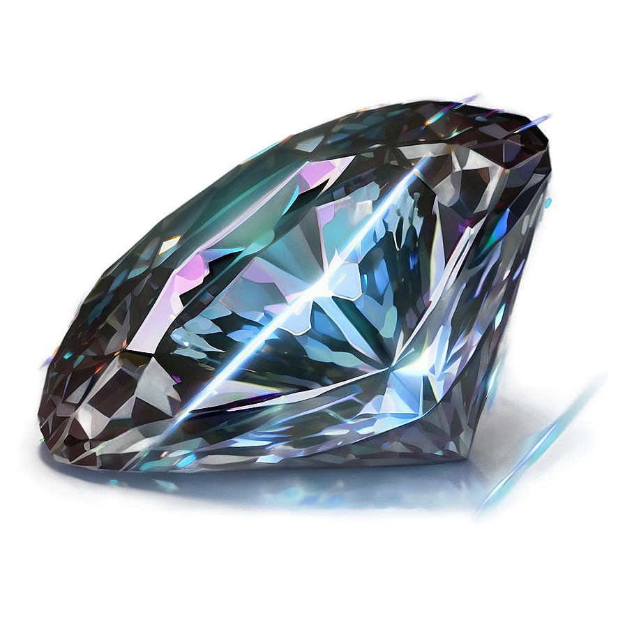 Diamond With Halo Glow Png Eql