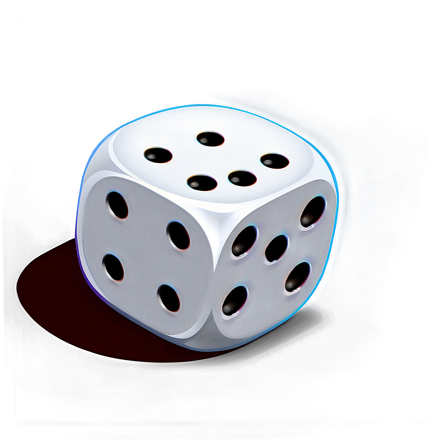 Dice With Shadow Png Iho