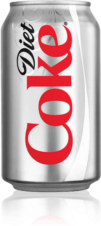 Diet Coke Can Silver Red Design