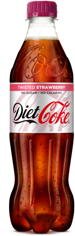 Diet Coke Twisted Strawberry Bottle