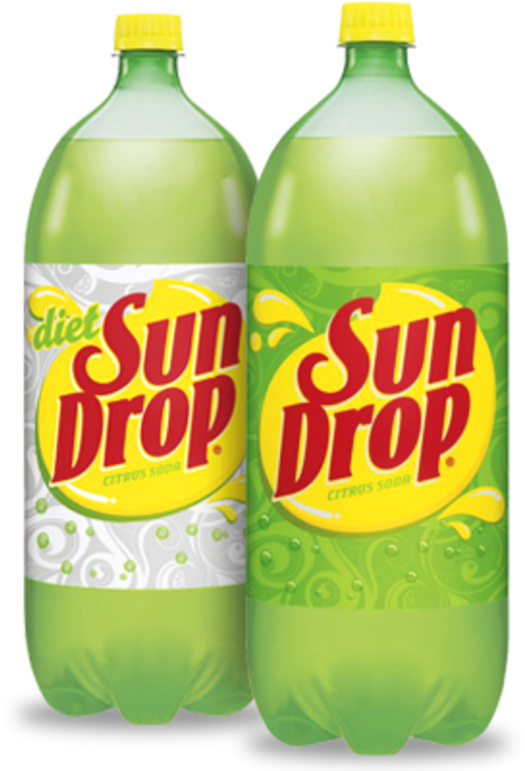 Dietand Regular Sun Drop Bottles