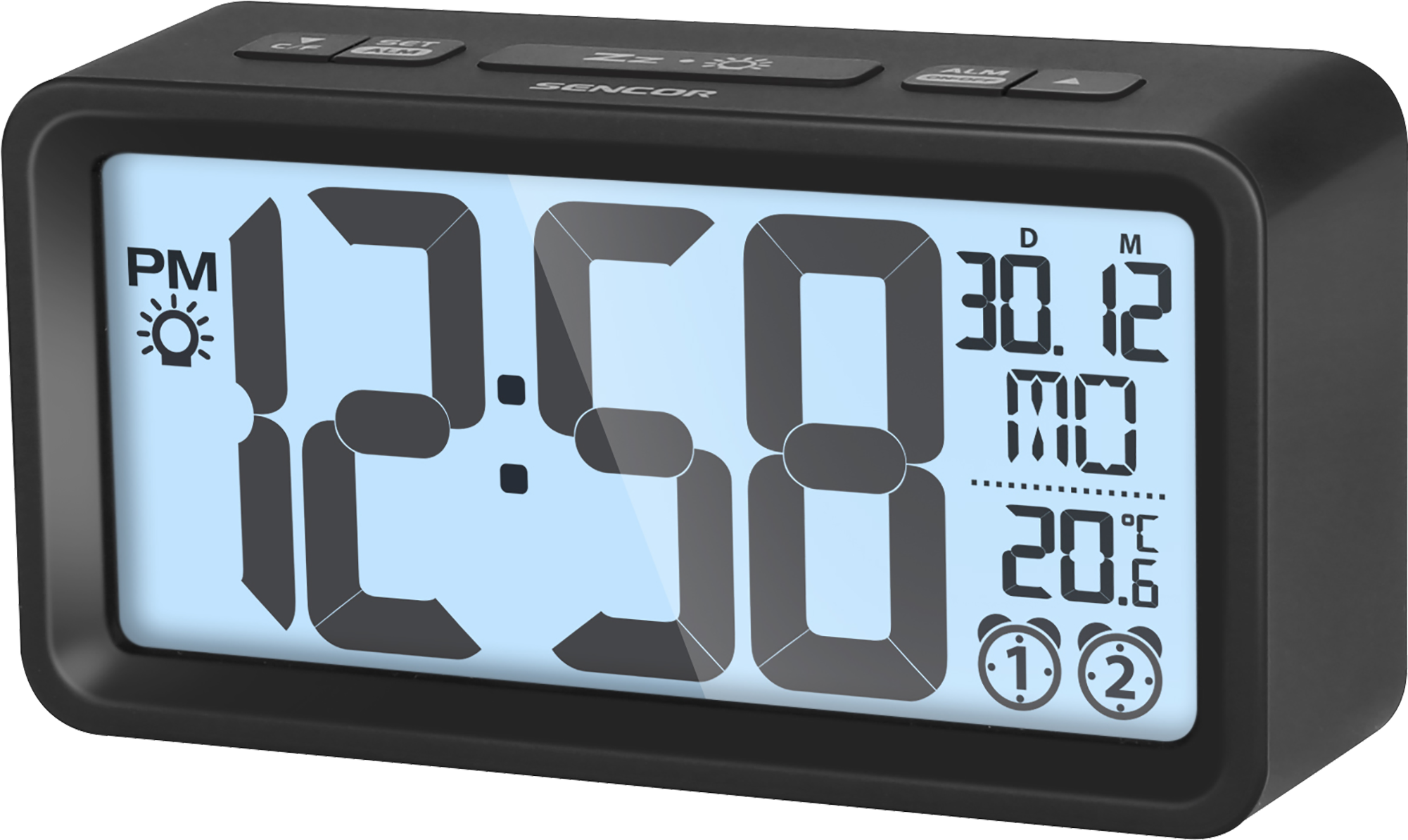 Digital Alarm Clock Display