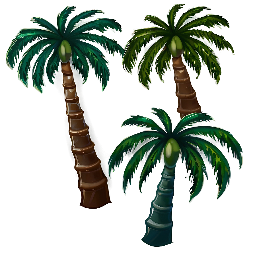 Digital Art Palm Tree Emoji Png Wio39