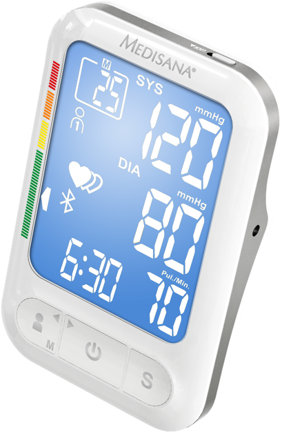 Digital Blood Pressure Monitor Display